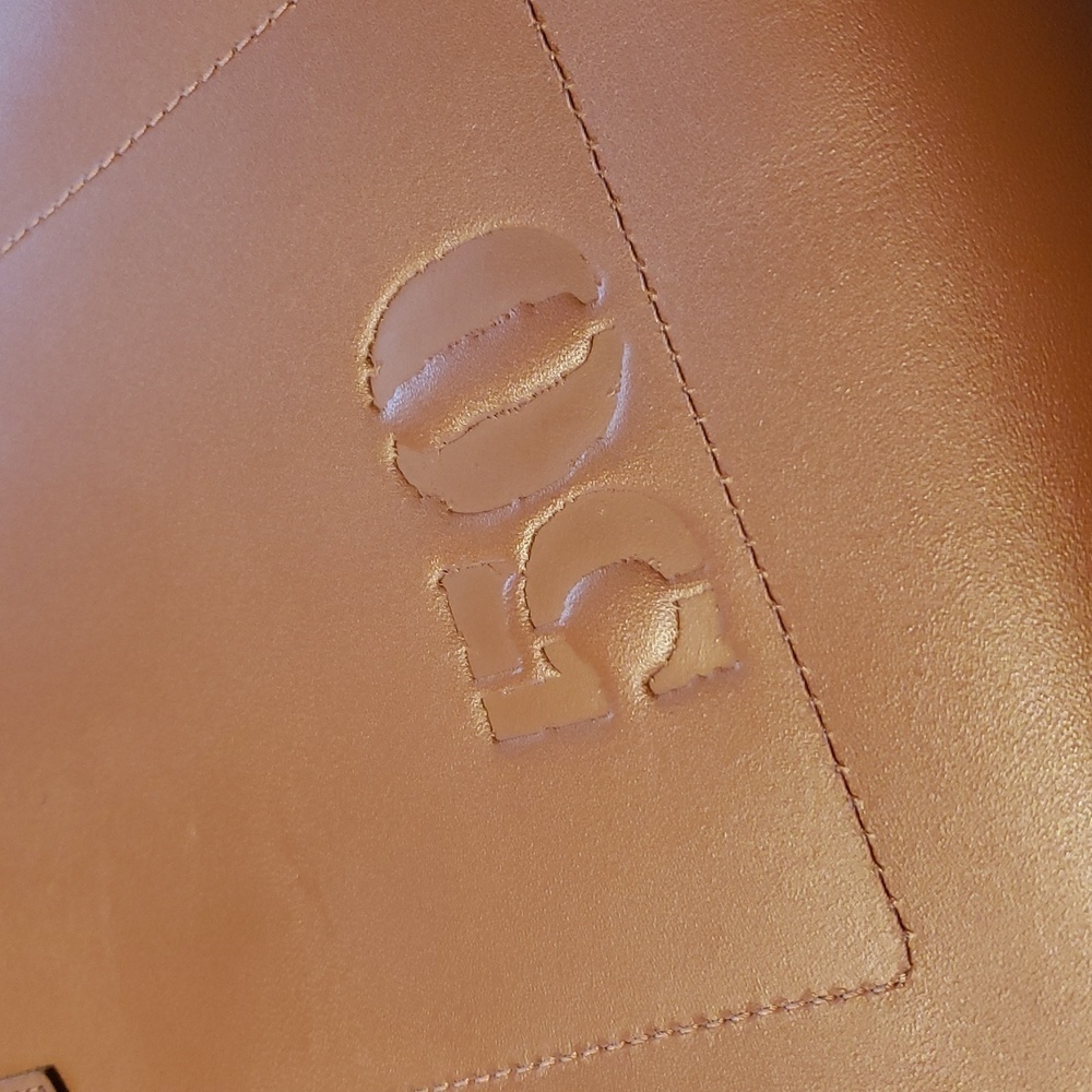 Feed Projects 50 Medium Sized Leather Satchel, Zi… - image 4